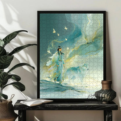 The Path of the Spirit – Wooden Jigsaw Puzzle (300 / 500 / 1000 Pieces) - NH79