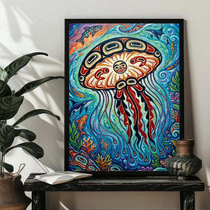 Jellyfish - The Drifting – Wooden Jigsaw Puzzle (300 / 500 / 1000 Pieces)