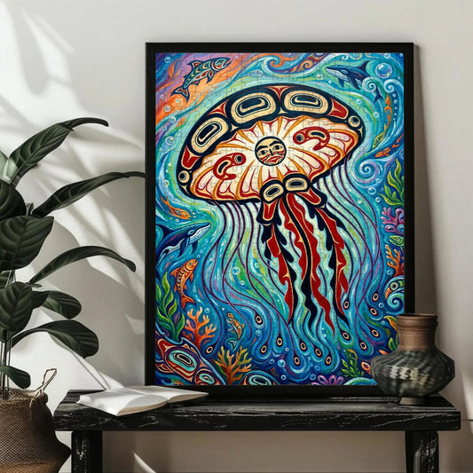 Jellyfish - The Drifting – Wooden Jigsaw Puzzle - CT52789 (300 / 500 / 1000 Pieces)