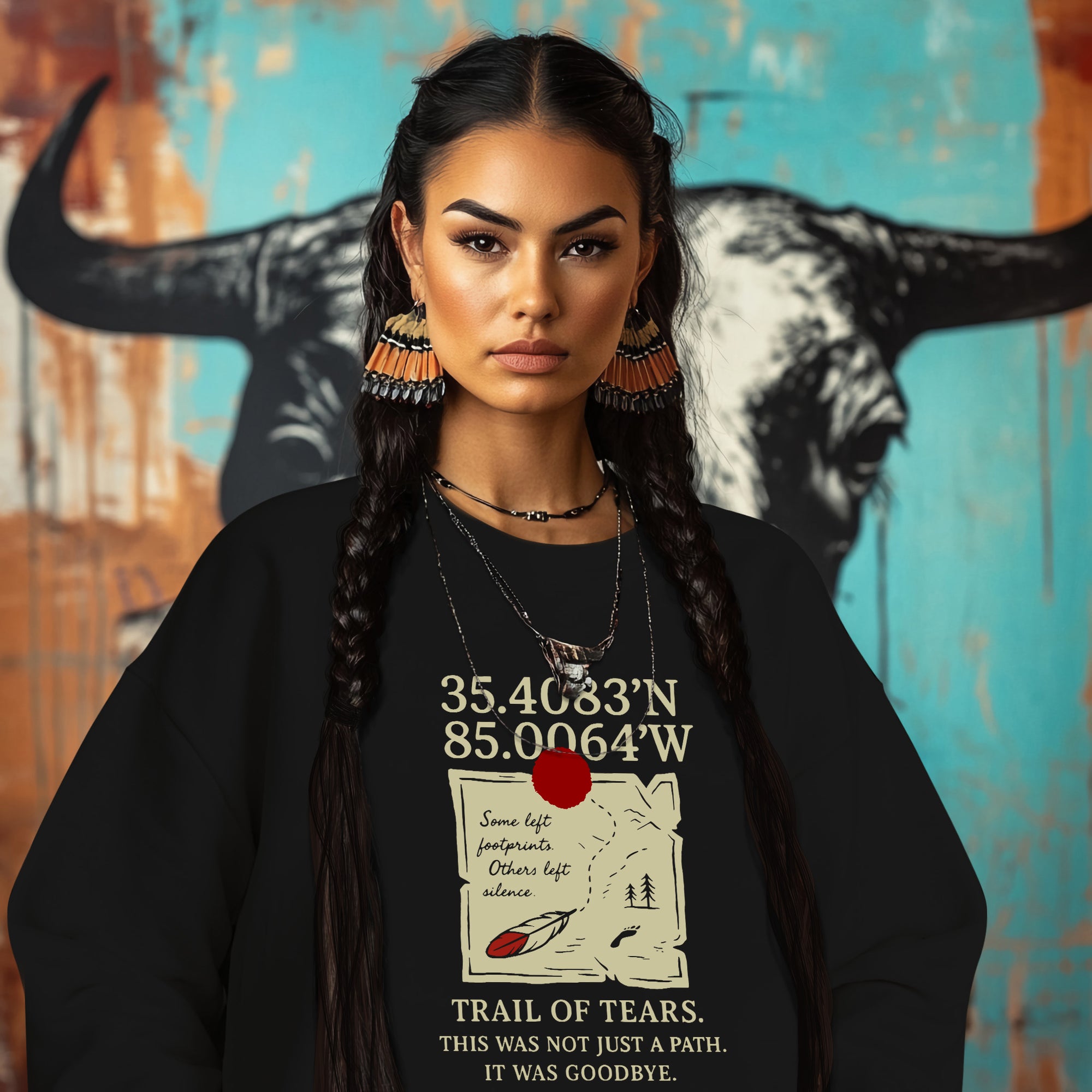 35.4083'N 85.0064'W  TRAIL OF TEARS. THIS WAS NOT JUST A PATH. IT WAS GOODBYE.