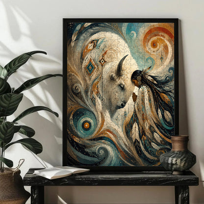 The Bond of Earth and Sky – Wooden Jigsaw Puzzle (300 / 500 / 1000 Pieces) - NH79