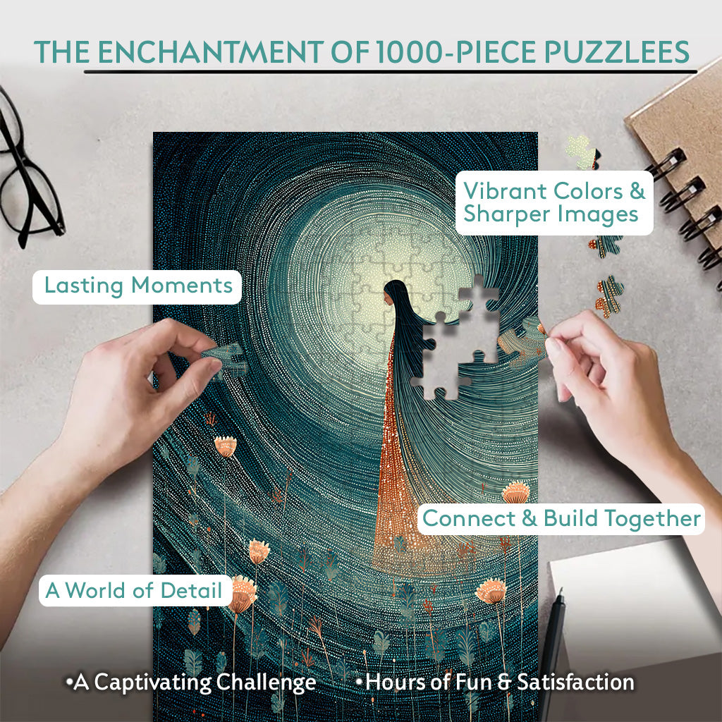 The Path of the Wind – Wooden Jigsaw Puzzle (300 / 500 / 1000 Pieces) - NH79