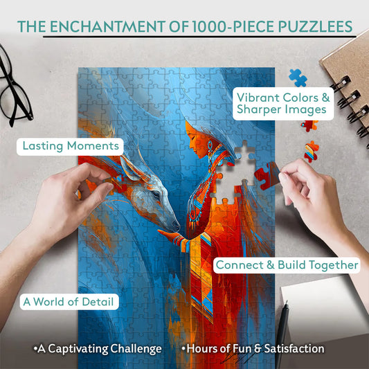 The Whisper of the Sacred – Wooden Jigsaw Puzzle (300 / 500 / 1000 Pieces) - NH79