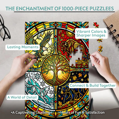 The Circle Holds – Wooden Jigsaw Puzzle (300 / 500 / 1000 Pieces)