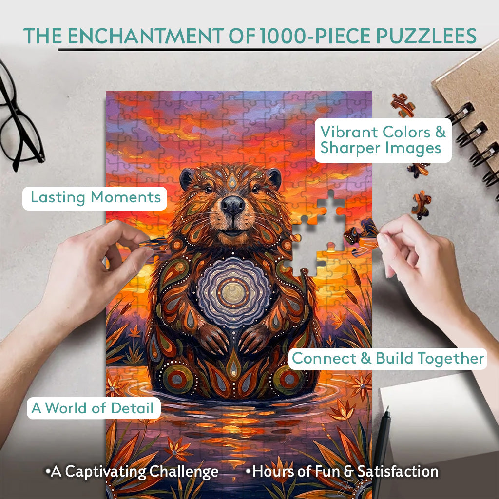 The One Who Taught The Water To Stay – Variant Acrylic/ Wooden Jigsaw Puzzle (300 / 500 / 1000 Pieces)