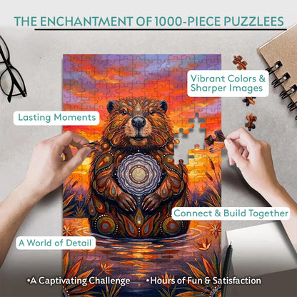 The One Who Taught The Water To Stay – Variant Acrylic/ Wooden Jigsaw Puzzle (300 / 500 / 1000 Pieces)