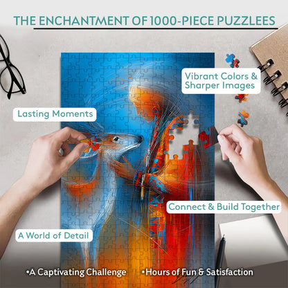 Threads of the Spirit – Wooden Jigsaw Puzzle (300 / 500 / 1000 Pieces) - NH79