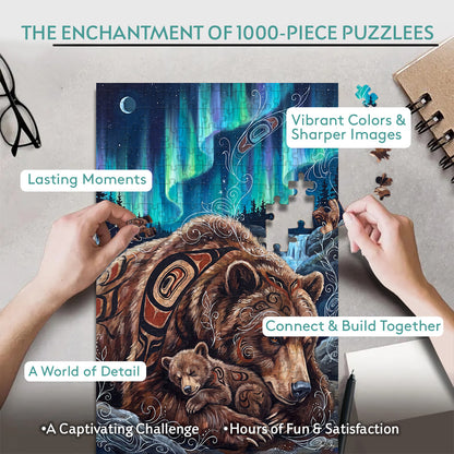 Bear - What the Great Bear Is For – Wooden Jigsaw Puzzle (300 / 500 / 1000 Pieces)