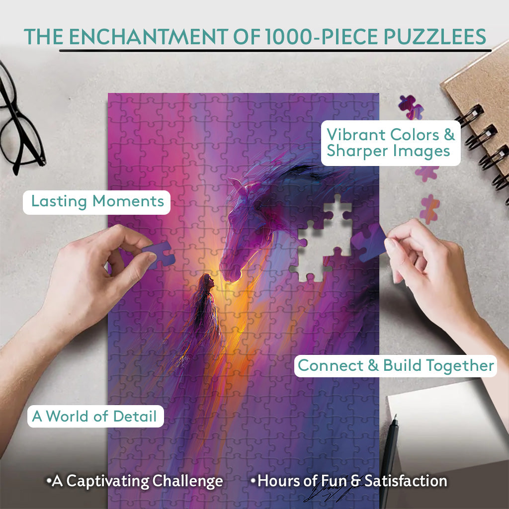 Whispers of the Wind – Wooden Jigsaw Puzzle (300 / 500 / 1000 Pieces) - NH79