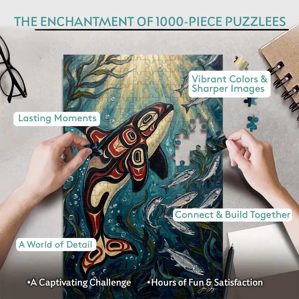 The Hunt – Wooden Jigsaw Puzzle (300 / 500 / 1000 Pieces)