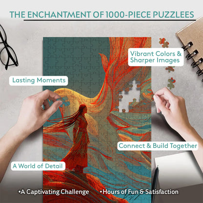 The Place Where Courage Learns to Kneel – Wooden Jigsaw Puzzle (300 / 500 / 1000 Pieces) - NH79