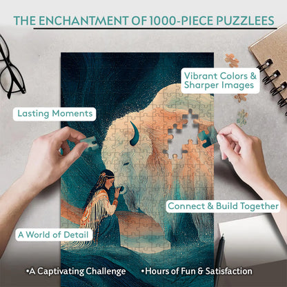Whispers of the Ancestors – Wooden Jigsaw Puzzle (300 / 500 / 1000 Pieces) - NH79