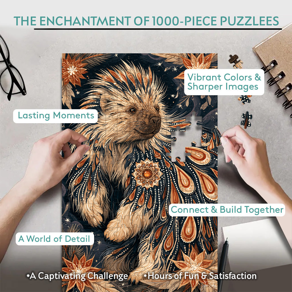 The Gentle One In Armor – Variant Acrylic/ Wooden Jigsaw Puzzle (300 / 500 / 1000 Pieces)