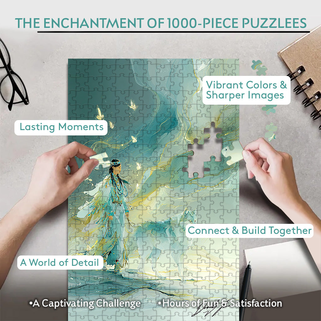 The Path of the Spirit – Wooden Jigsaw Puzzle (300 / 500 / 1000 Pieces) - NH79