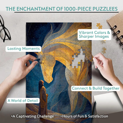 Light of the Sacred Wind – Wooden Jigsaw Puzzle (300 / 500 / 1000 Pieces) - NH79