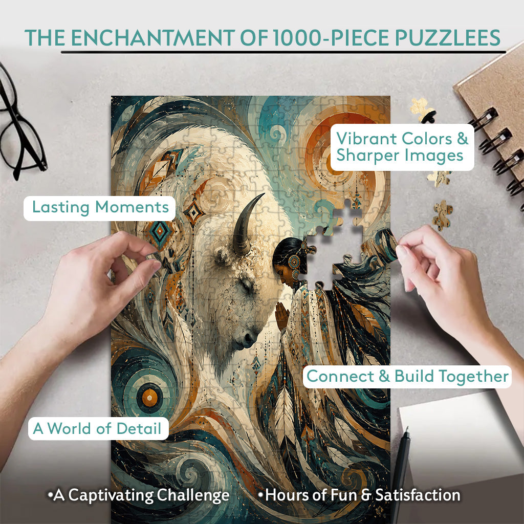 The Bond of Earth and Sky – Wooden Jigsaw Puzzle (300 / 500 / 1000 Pieces) - NH79