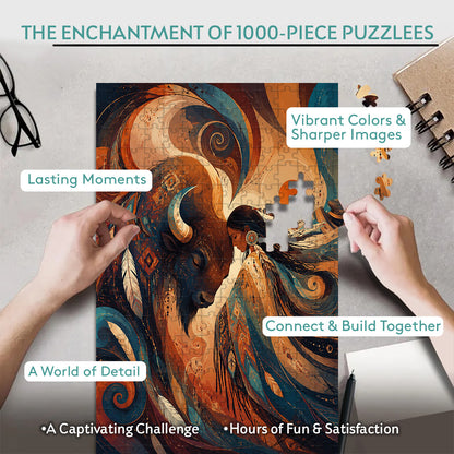 The Bond of Spirit – Wooden Jigsaw Puzzle (300 / 500 / 1000 Pieces) - NH79
