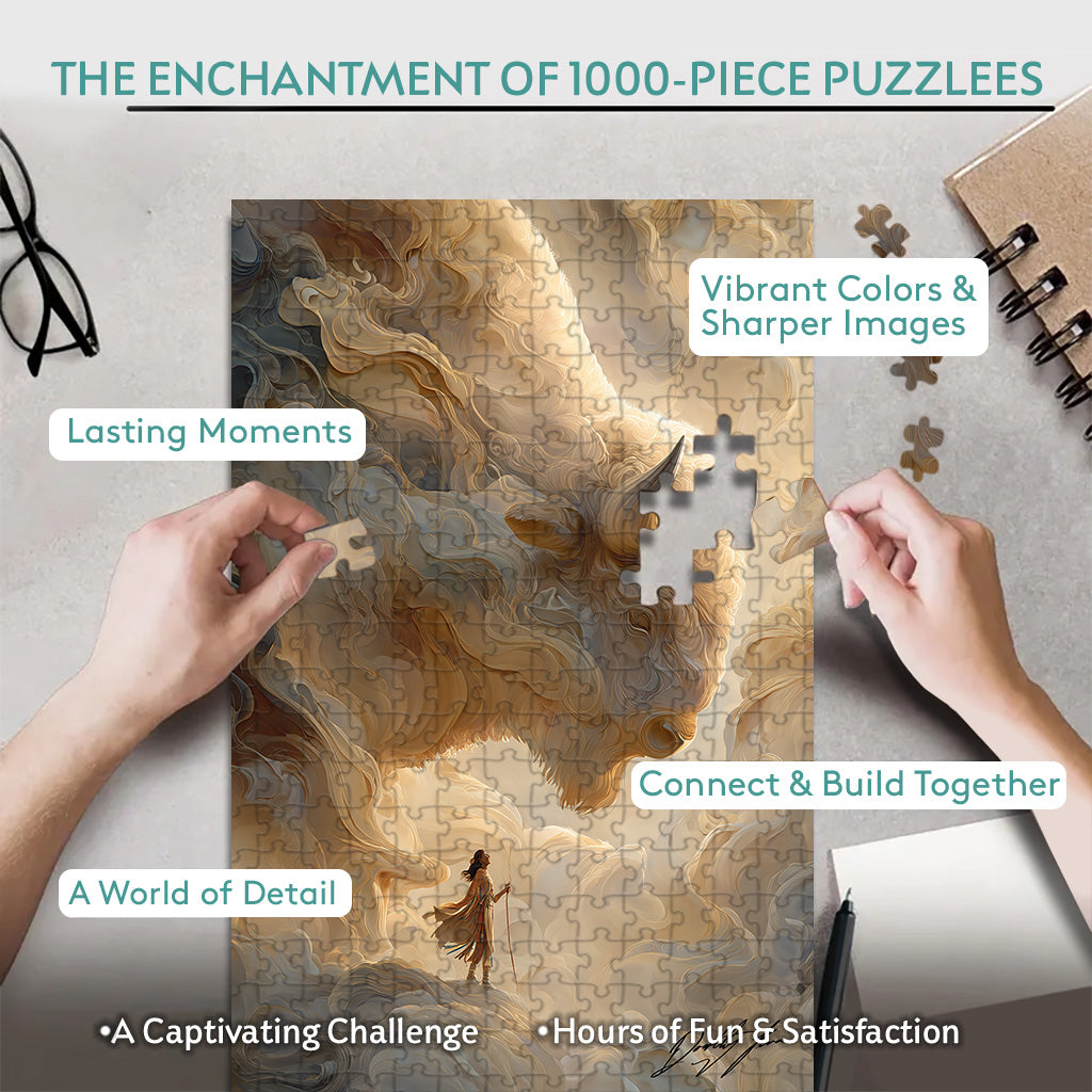 Whispers of the Sacred Journey – Wooden Jigsaw Puzzle (300 / 500 / 1000 Pieces) - NH79