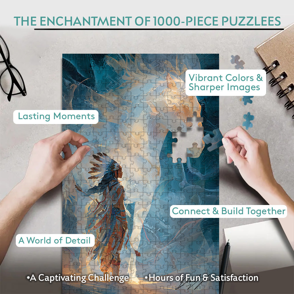 Path of the Spirit – Wooden Jigsaw Puzzle (300 / 500 / 1000 Pieces) - NH79