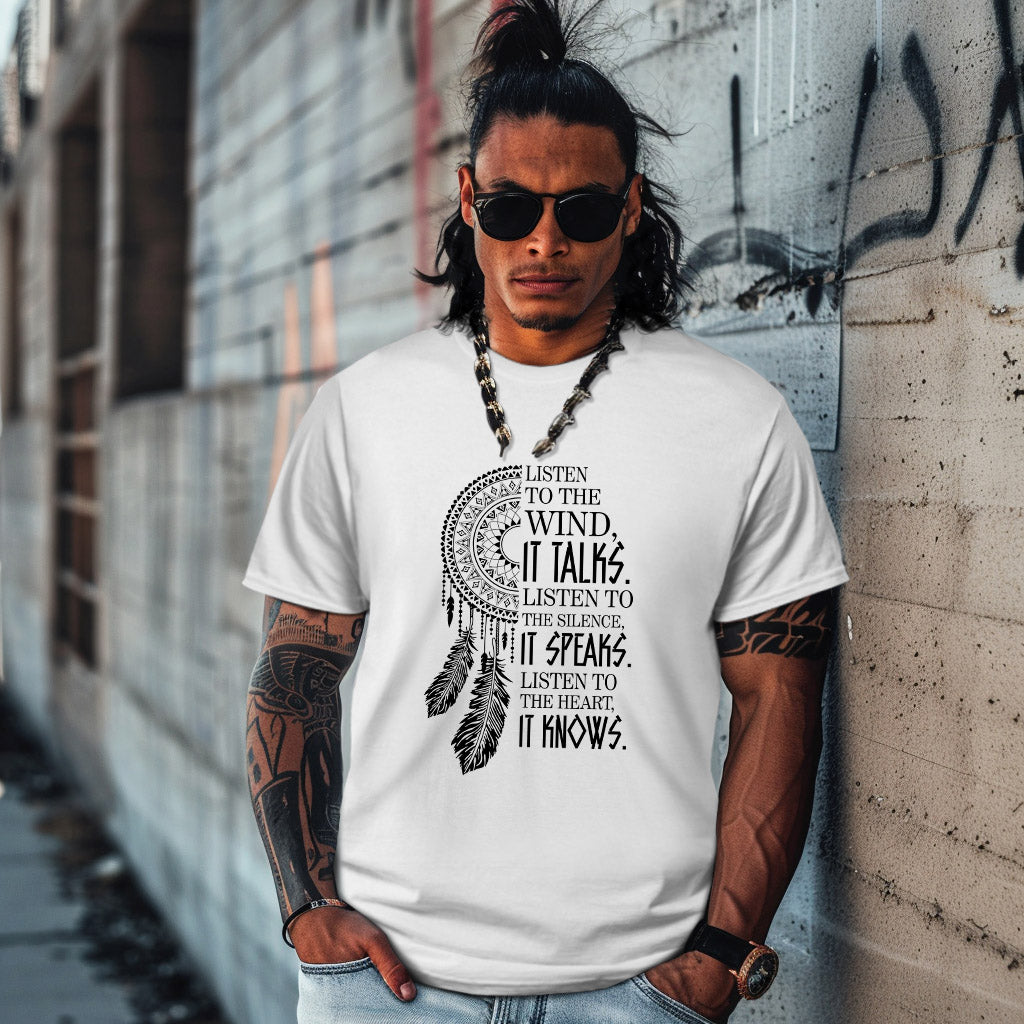 LISTEN TO THE WIND, IT TALKS. LISTEN TO THE SILENCE, IT SPEAKS. LISTEN TO YOUR HEART, IT KNOWS. (Copy)