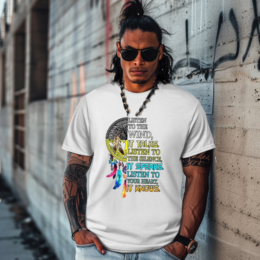 LISTEN TO THE WIND, IT TALKS. LISTEN TO THE SILENCE, IT SPEAKS. LISTEN TO YOUR HEART, IT KNOWS.