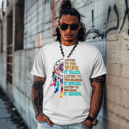 LISTEN TO THE WIND.  IT TALKS.  LISTEN TO  THE SILENCE. IT SPEAKS.  LISTEN TO YOUR HEART.  IT KNOWS.