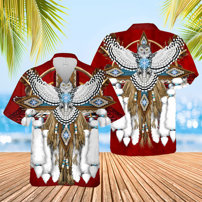 Native Eagle 3D All Over Printed Hawaii Shirt NBD