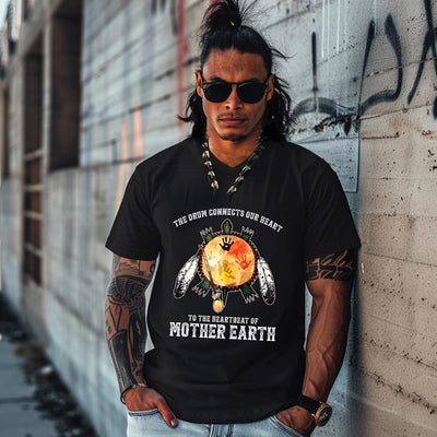 THE DRUM CONNECTS OUR HEART TO THE HEARTBEAT OF MOTHER EARTH