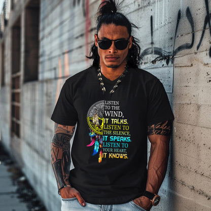 LISTEN TO THE WIND, IT TALKS. LISTEN TO THE SILENCE, IT SPEAKS. LISTEN TO YOUR HEART, IT KNOWS.