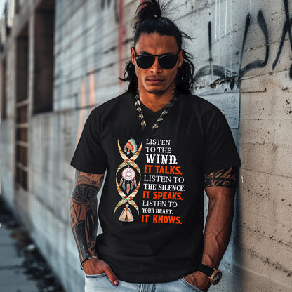 LISTEN TO THE WIND.  IT TALKS.  LISTEN TO  THE SILENCE. IT SPEAKS.  LISTEN TO YOUR HEART.  IT KNOWS.