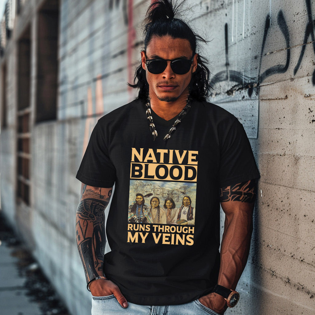 NATIVE BLOOD RUNS THROUGH MY VEINS