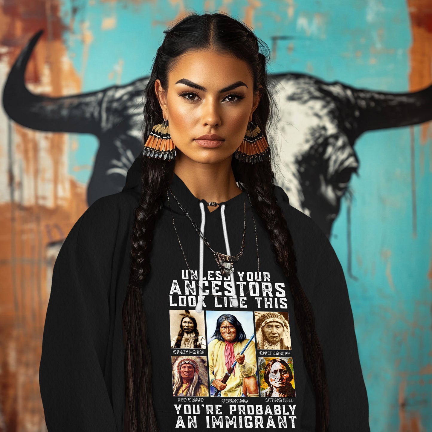 UNLESS YOUR ANCESTORS LOOK LIKE THIS YOU'RE PROBABLY AN IMMIGRANT