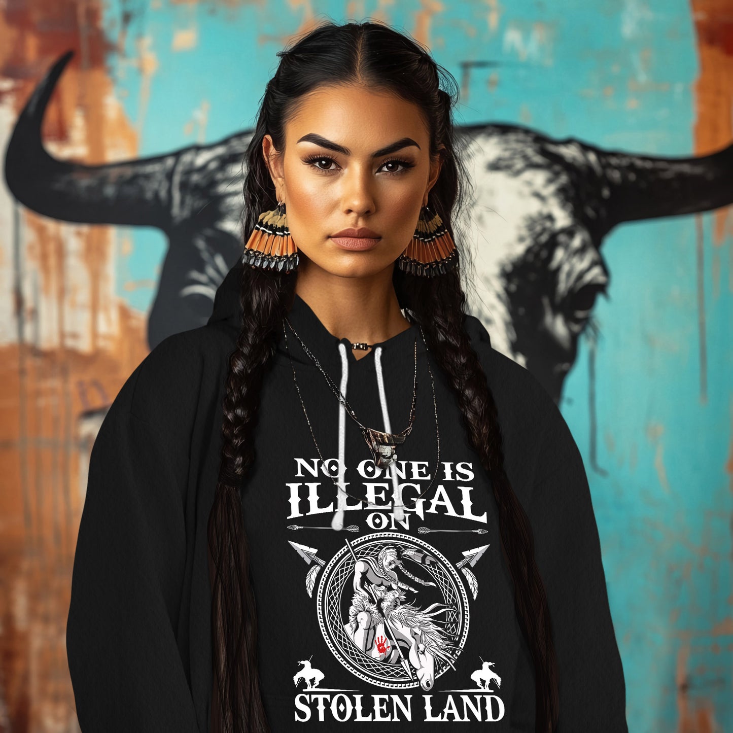 NO ONE IS ILLEGAL ON STOLEN LAND