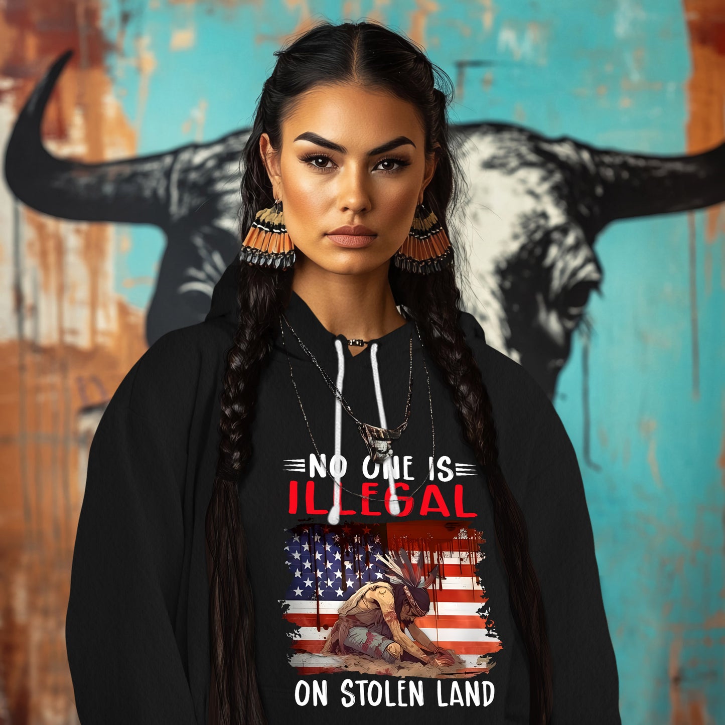 NO ONE IS ILLEGAL ON STOLEN LAND