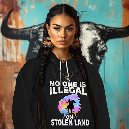 NO ONE IS ILLEGAL ON STOLEN LAND