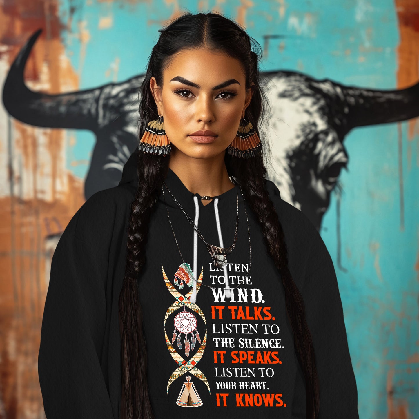 LISTEN TO THE WIND.  IT TALKS.  LISTEN TO  THE SILENCE. IT SPEAKS.  LISTEN TO YOUR HEART.  IT KNOWS.