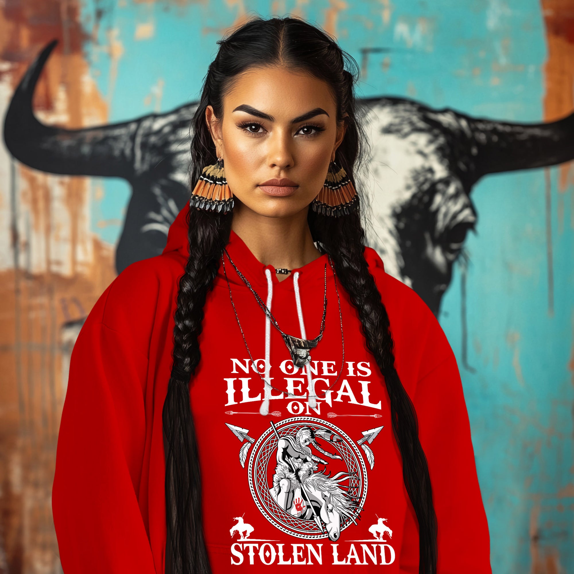NO ONE IS ILLEGAL ON STOLEN LAND