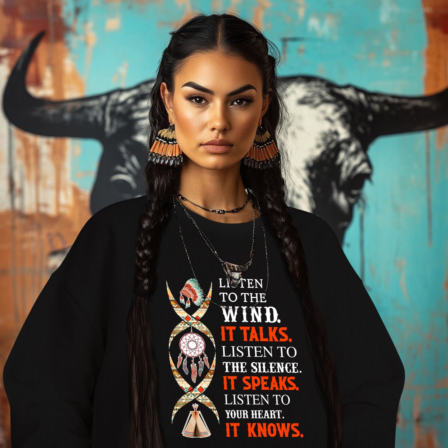 LISTEN TO THE WIND.  IT TALKS.  LISTEN TO  THE SILENCE. IT SPEAKS.  LISTEN TO YOUR HEART.  IT KNOWS.