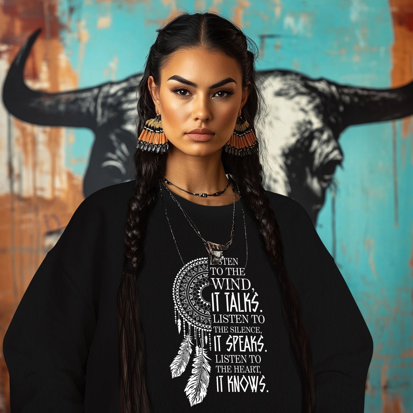 LISTEN TO THE WIND, IT TALKS. LISTEN TO THE SILENCE, IT SPEAKS. LISTEN TO YOUR HEART, IT KNOWS. (Copy)