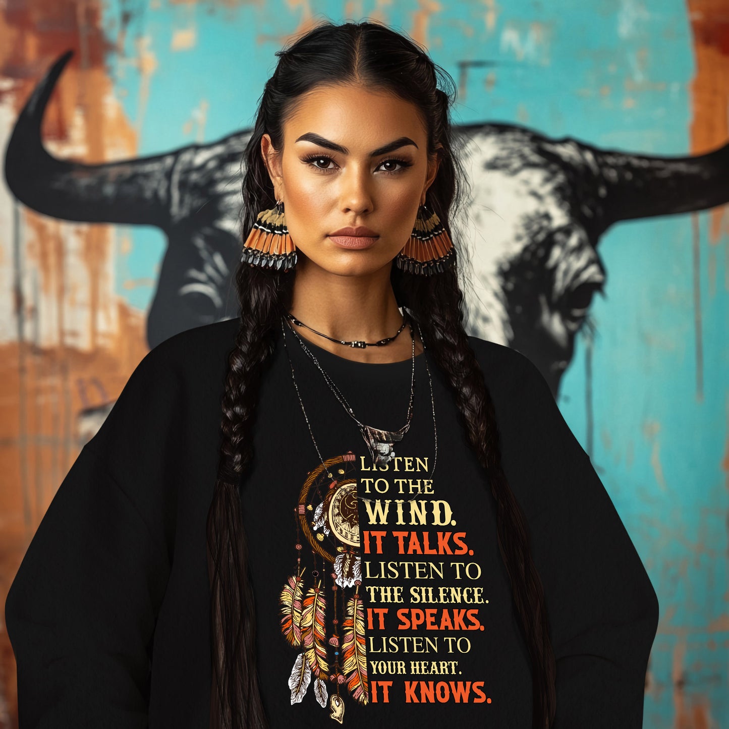 LISTEN TO THE WIND. IT TALKS. LISTEN TO THE SILENCE. IT SPEAKS. LISTEN TO YOUR HEART.  IT KNOWS.