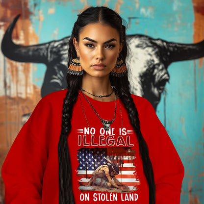 NO ONE IS ILLEGAL ON STOLEN LAND