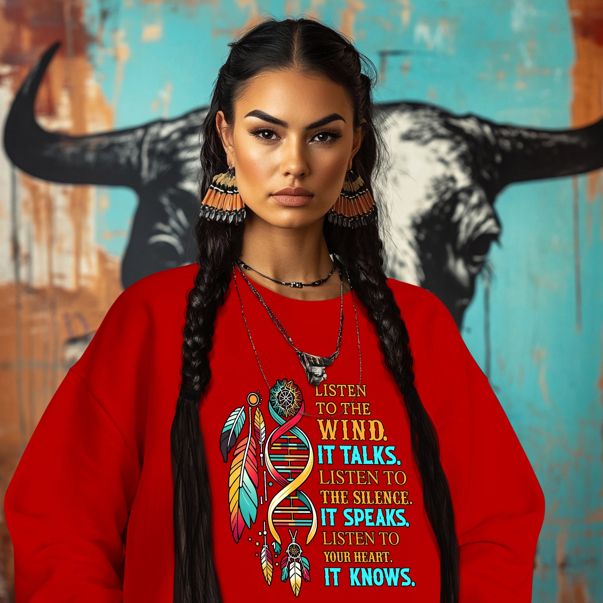 LISTEN TO THE WIND.  IT TALKS.  LISTEN TO THE SILENCE.  IT SPEAKS.  LISTEN TO YOUR HEART.  IT KNOWS.