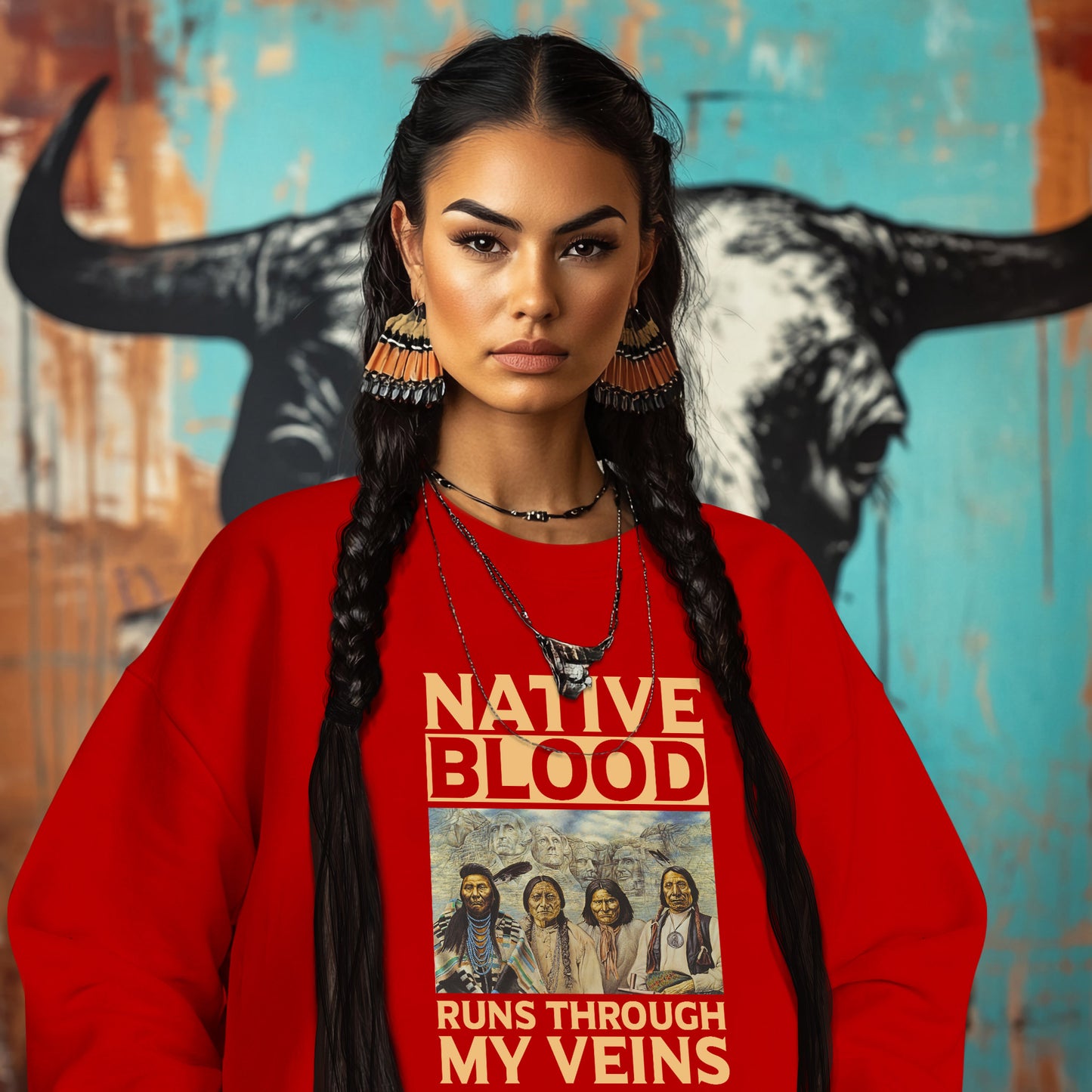 NATIVE BLOOD RUNS THROUGH MY VEINS