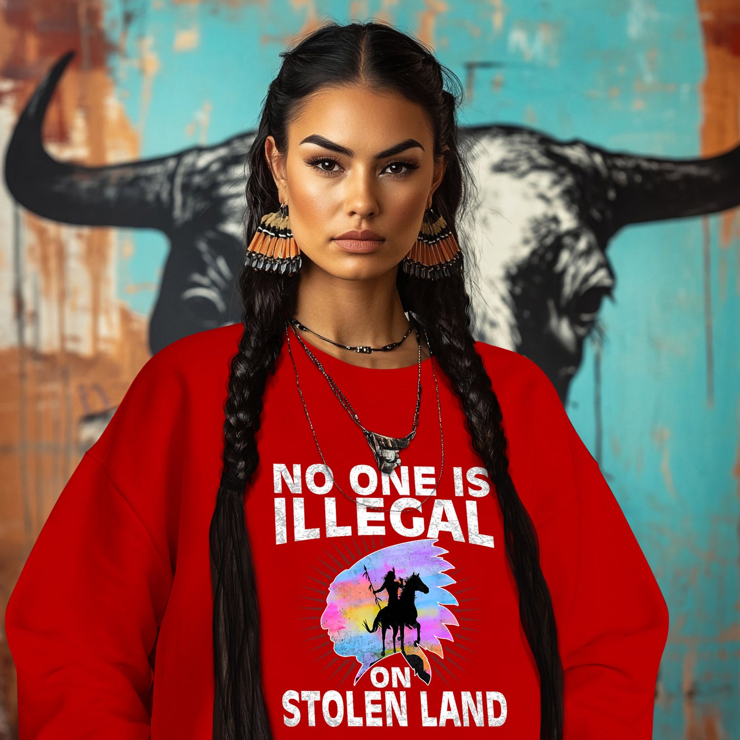 NO ONE IS ILLEGAL ON STOLEN LAND