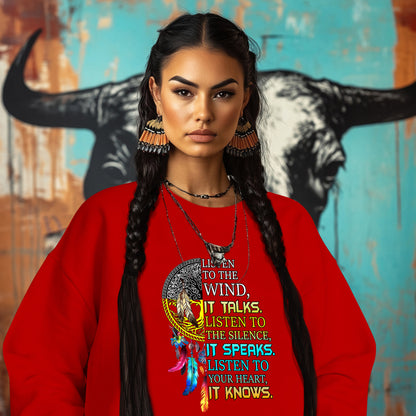 LISTEN TO THE WIND, IT TALKS. LISTEN TO THE SILENCE, IT SPEAKS. LISTEN TO YOUR HEART, IT KNOWS.