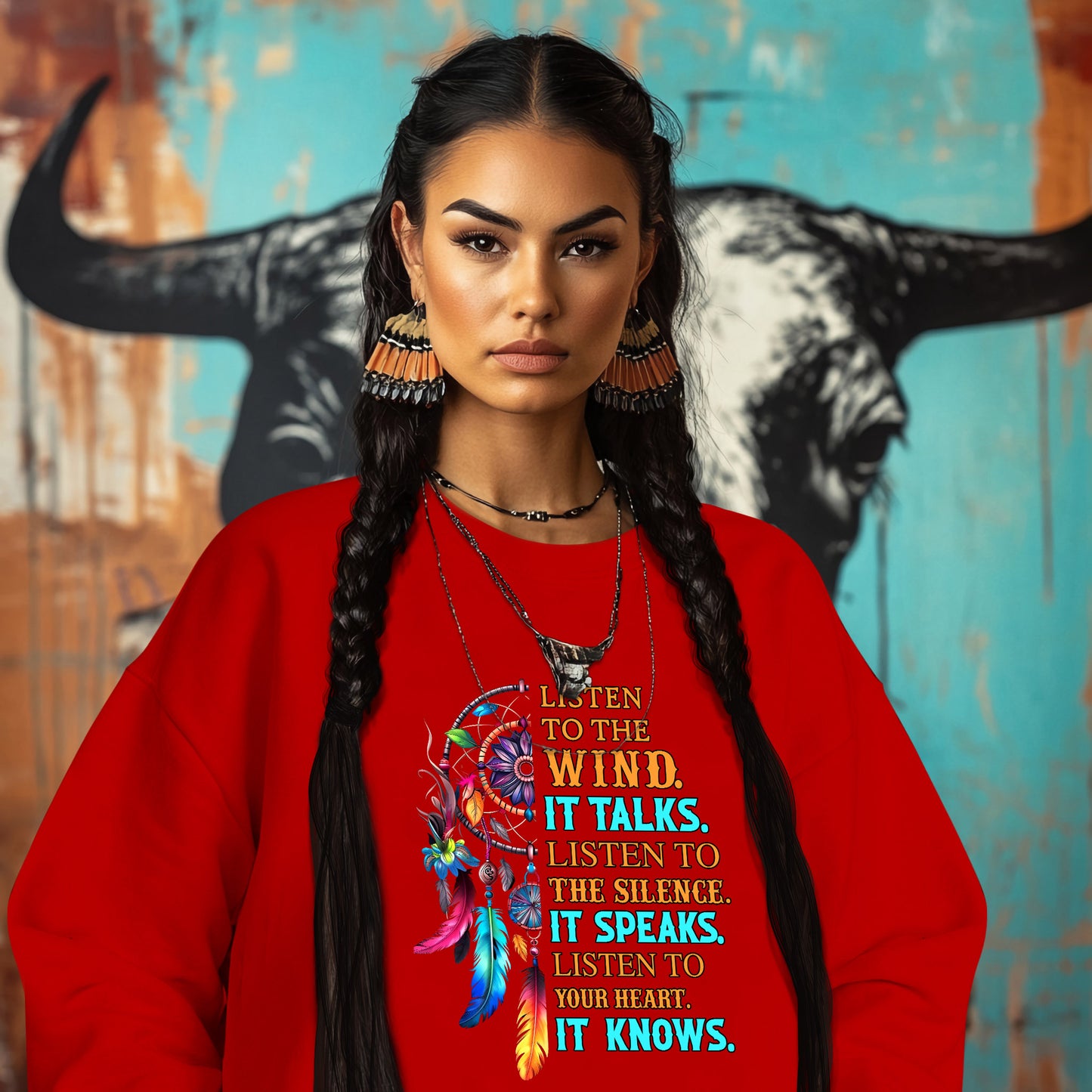 LISTEN TO THE WIND.  IT TALKS.  LISTEN TO  THE SILENCE. IT SPEAKS.  LISTEN TO YOUR HEART.  IT KNOWS.