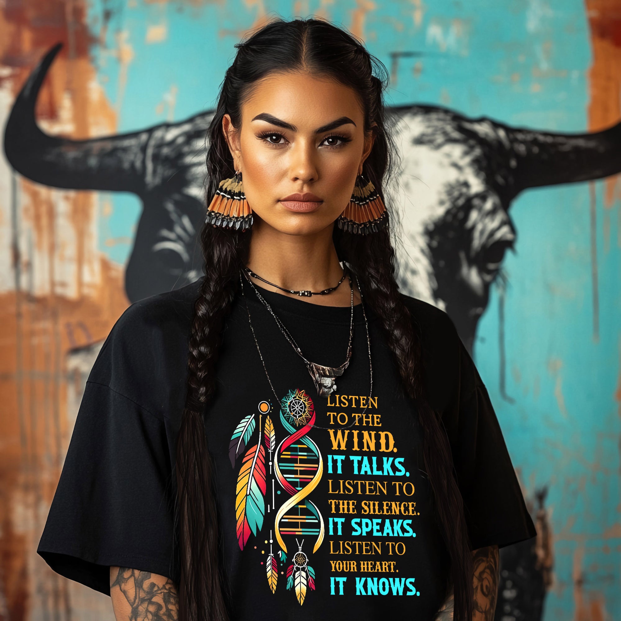 LISTEN TO THE WIND.  IT TALKS.  LISTEN TO THE SILENCE.  IT SPEAKS.  LISTEN TO YOUR HEART.  IT KNOWS.