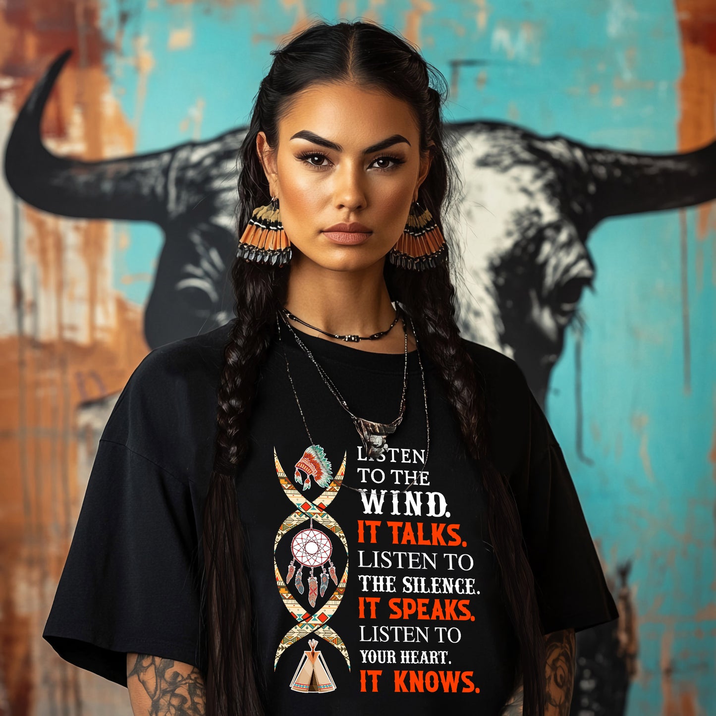 LISTEN TO THE WIND.  IT TALKS.  LISTEN TO  THE SILENCE. IT SPEAKS.  LISTEN TO YOUR HEART.  IT KNOWS.