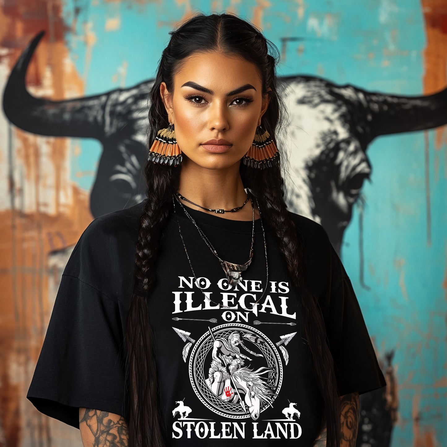 NO ONE IS ILLEGAL ON STOLEN LAND