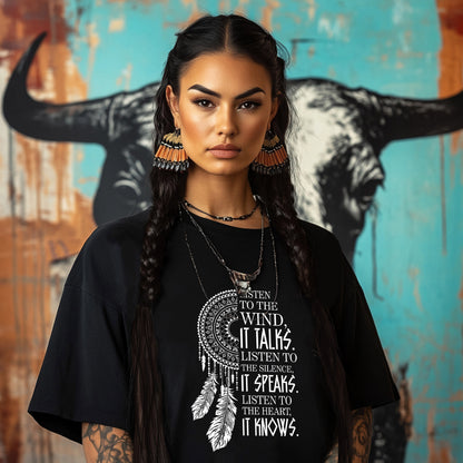 LISTEN TO THE WIND, IT TALKS. LISTEN TO THE SILENCE, IT SPEAKS. LISTEN TO YOUR HEART, IT KNOWS. (Copy)